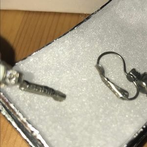 Sabika genuine pearl and diamond earrings